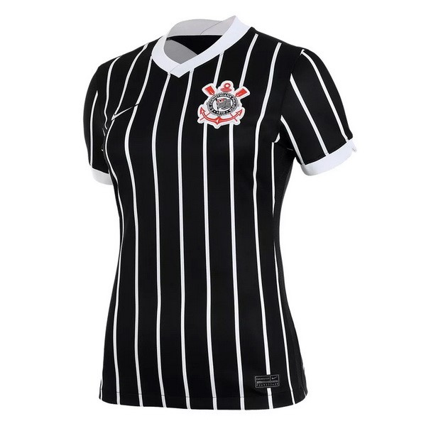 Camiseta Corinthians Paulista 2ª Mujer 2020 2021 Negro